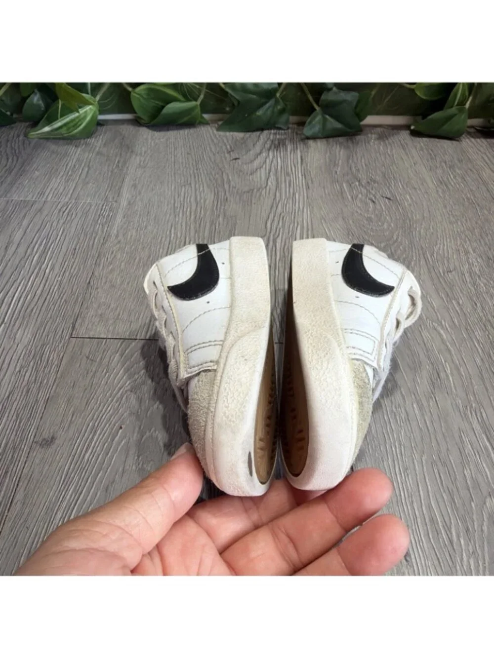 Nike Blazer Low 77 TD Toddler White Black DA4076-101 7C Shoes